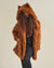 VAMP Wolf Artist Edition Faux Fur Coat on Female Model
