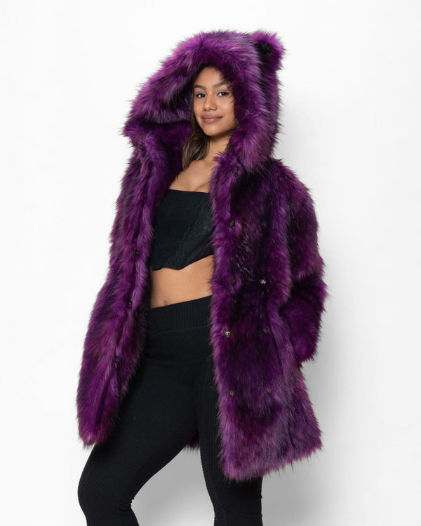  Purple - Women's Fur & Faux Fur Coats / Women's Outerwear Jackets  & Coats: Clothing, Shoes & Accessories