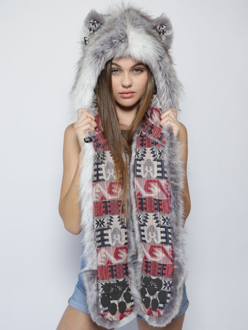 Grey Timber Wolf CE SpiritHood on Female