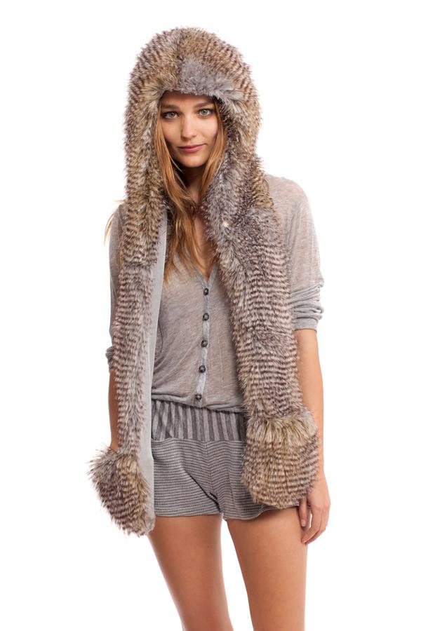 Night Owl Faux Fur SpiritHood 