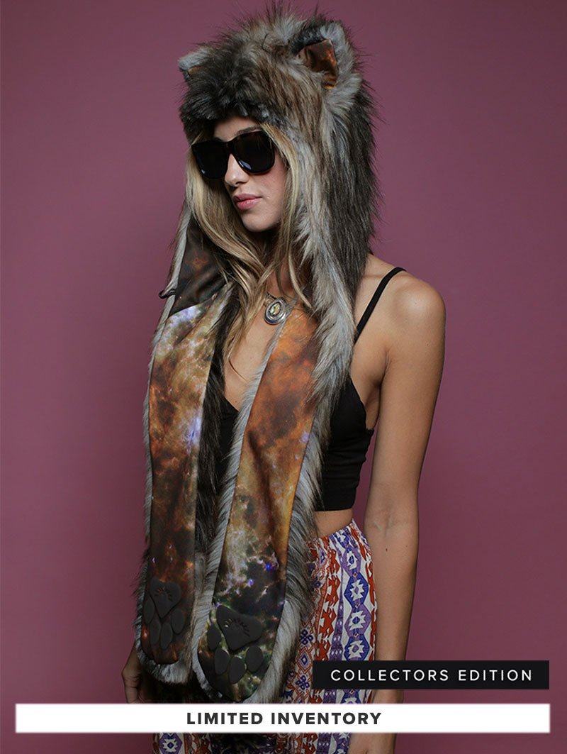 Brown Galaxy Northern Rocky Wild Cat CE SpiritHood on Female