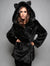 *Almost Purfect* Classic Black Panther Faux Fur Coat