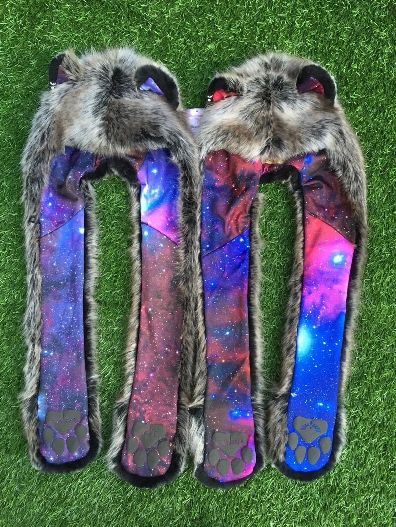 Black Milk Galaxy Wolf Collectors Edition SpiritHood with Colorful Lining