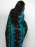 Turquoise Adventure Fabric Throw Back View